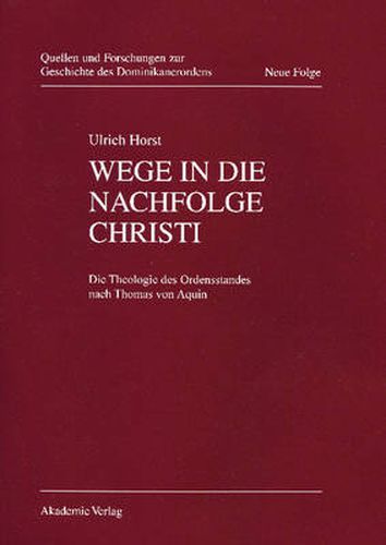 Cover image for Wege in die Nachfolge Christi