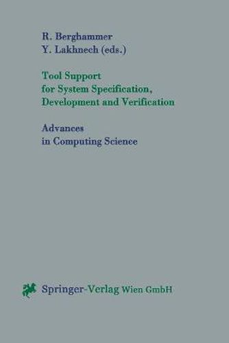 Cover image for Tool Support for System Specification, Development and Verification