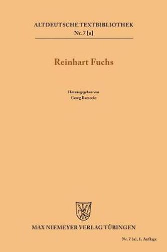 Cover image for Heinrichs des Glichezares Reinhart Fuchs