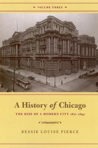 Cover image for A History of Chicago