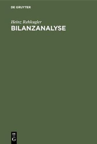 Cover image for Bilanzanalyse