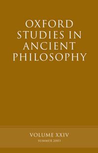 Cover image for Oxford Studies in Ancient Philosophy