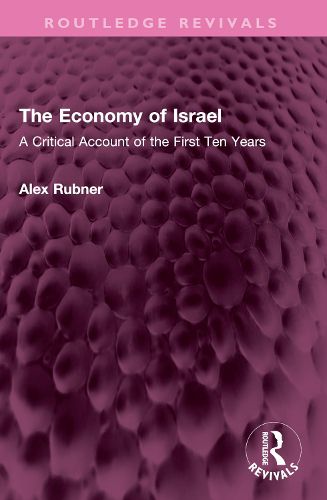 Cover image for The Economy of Israel