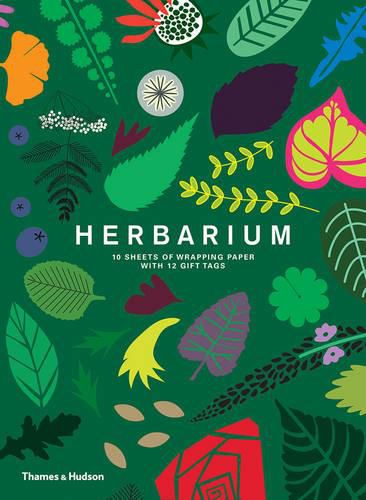 Herbarium: Gift Wrapping Paper Book: 10 Sheets of Wrapping Paper with 12 Gift Tags