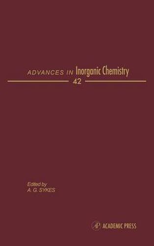 Cover image for Advances in Inorganic Chemistry