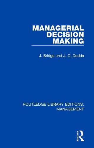 Cover image for Managerial Decision Making