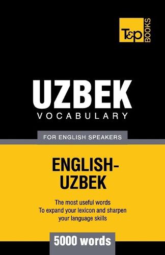 Cover image for Uzbek vocabulary for English speakers - 5000 words