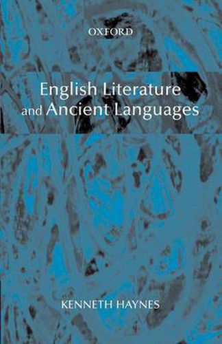 Cover image for English Literature and Ancient Languages