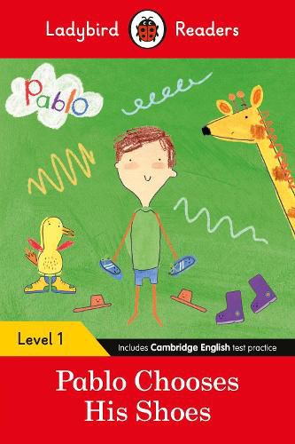 Cover image for Ladybird Readers Level 1 - Pablo - Pablo Chooses his Shoes (ELT Graded Reader)