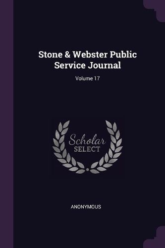 Cover image for Stone & Webster Public Service Journal; Volume 17