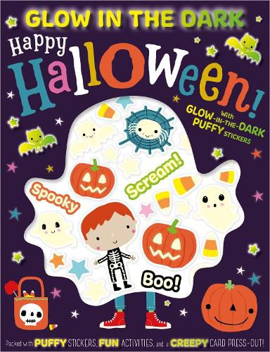 Cover image for Happy Halloween! (With Glow-in-the-Dark Puffy Stickers)