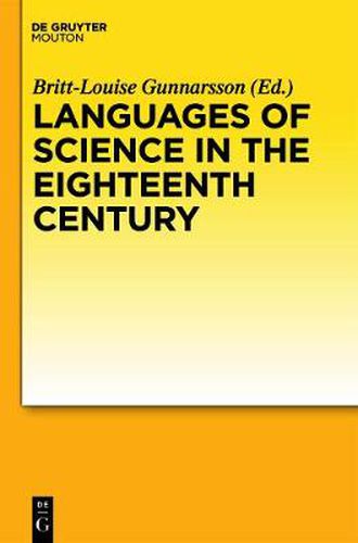 Cover image for Languages of Science in the Eighteenth Century