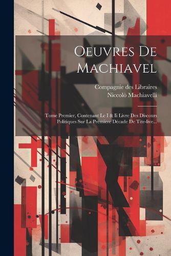 Cover image for Oeuvres De Machiavel