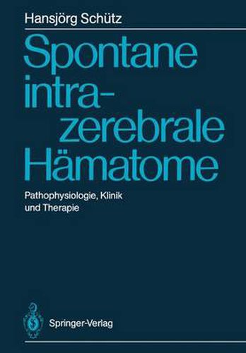 Cover image for Spontane Intrazerebrale Hamatome