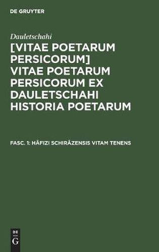 Hafizi Schirazensis vitam tenens