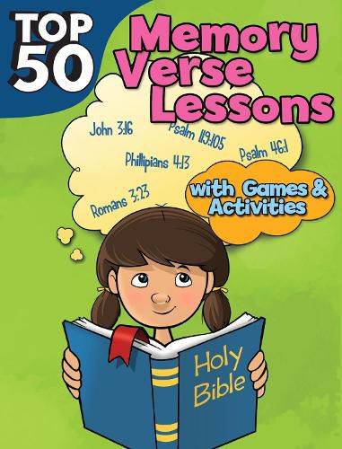 Cover image for Top 50 Memory Verses with Games and Activities