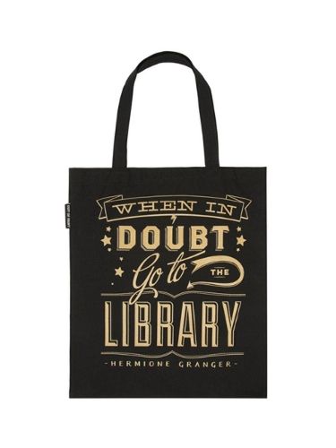 Cover image for When In Doubt Go to the Library Tote Bag
