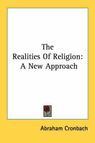 Cover image for The Realities of Religion: A New Approach