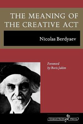 Cover image for The Meaning of the Creative Act