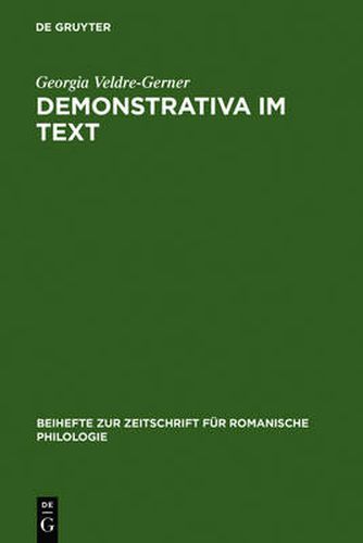 Cover image for Demonstrativa im Text