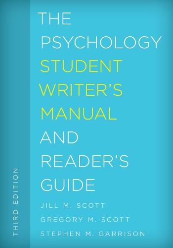 The Psychology Student Writer's Manual and Reader's Guide