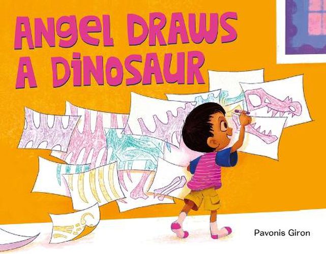 Cover image for Angel Draws a Dinosaur