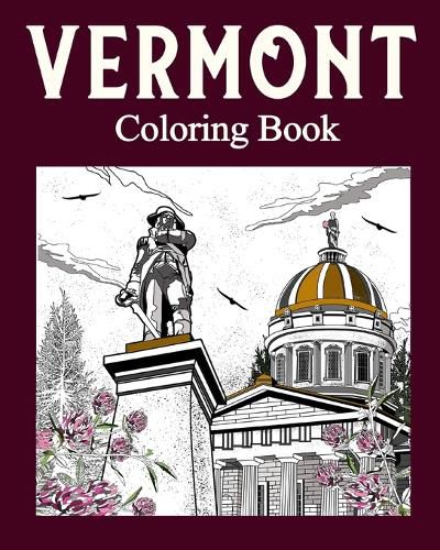 Cover image for Vermont Coloring Book
