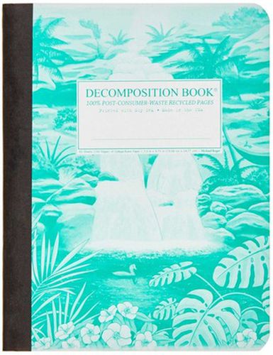 Cover image for Decomposition Notebook Large Ruled Hawaiian Waterfall