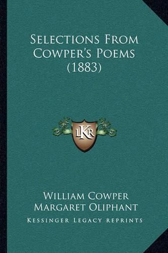 Selections from Cowper's Poems (1883)