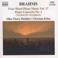 Cover image for Brahms Four Hand Piano Music Volume 17