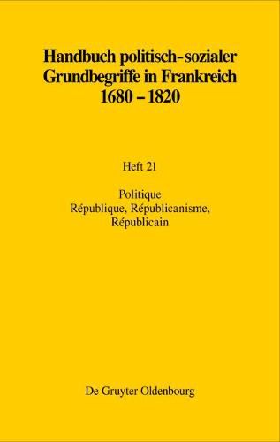 Cover image for Politique. Republique, Republicanisme, Republicain