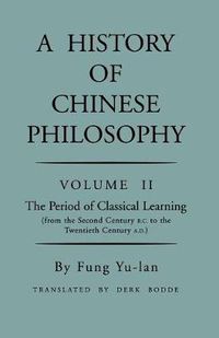 Cover image for A History of Chinese Philosophy