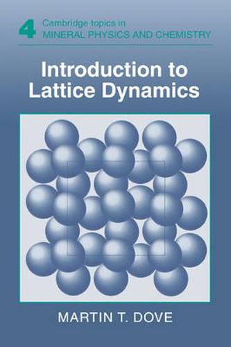 Cover image for Introduction to Lattice Dynamics