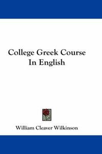 Cover image for College Greek Course in English