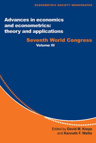 Cover image for Advances in Economics and Econometrics: Theory and Applications: Seventh World Congress