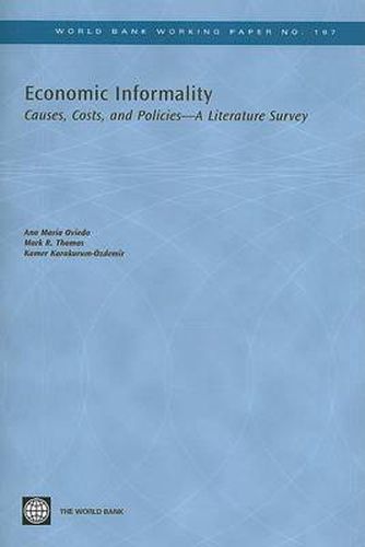 Cover image for Economic Informality: Causes, Costs, and Policies-A Literature Survey