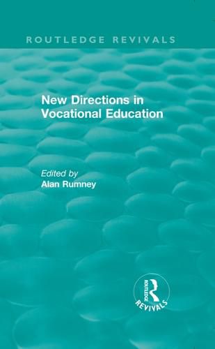 Cover image for New Directions in Vocational Education