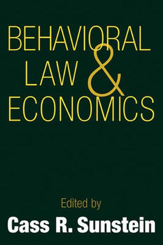 Behavioral Law and Economics