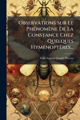 Cover image for Observations Sur Le PH Nom Ne de La Constance Chez Quelques Hym Nopt Res...