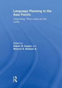 Cover image for Language Planning in the Asia Pacific