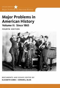 Cover image for Major Problems in American History, Volume II