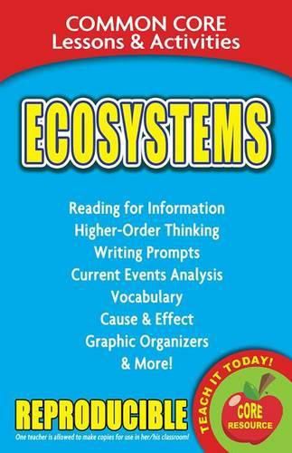 Cover image for Ecosystems Common Core Lessons & Activities