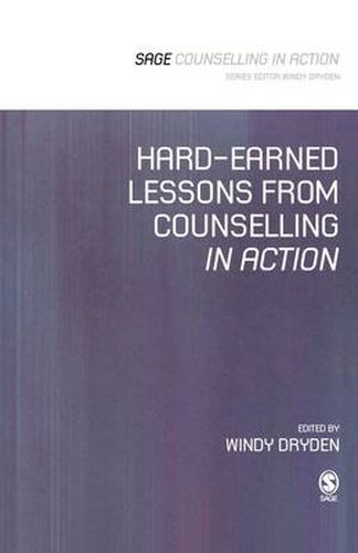 Cover image for Hard-earned Lessons from Counselling in Action