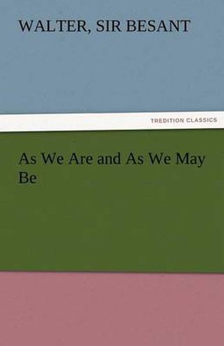 Cover image for As We Are and as We May Be