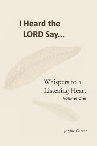 Cover image for I Heard the Lord Say...