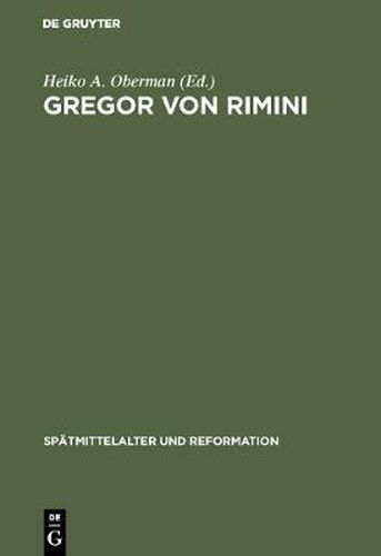Cover image for Gregor von Rimini