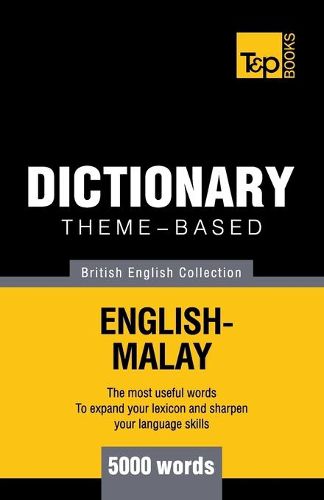 Cover image for Theme-based dictionary British English-Malay - 5000 words