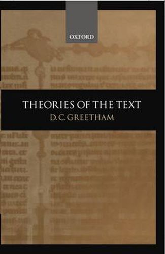 Cover image for Theories of the Text