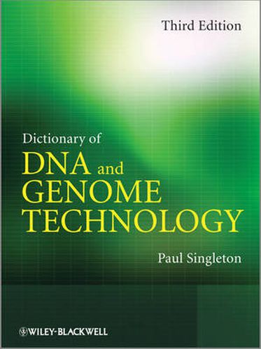 Cover image for Dictionary of DNA and Genome Technology