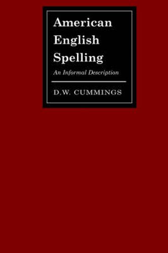 Cover image for American English Spelling: An Informal Description